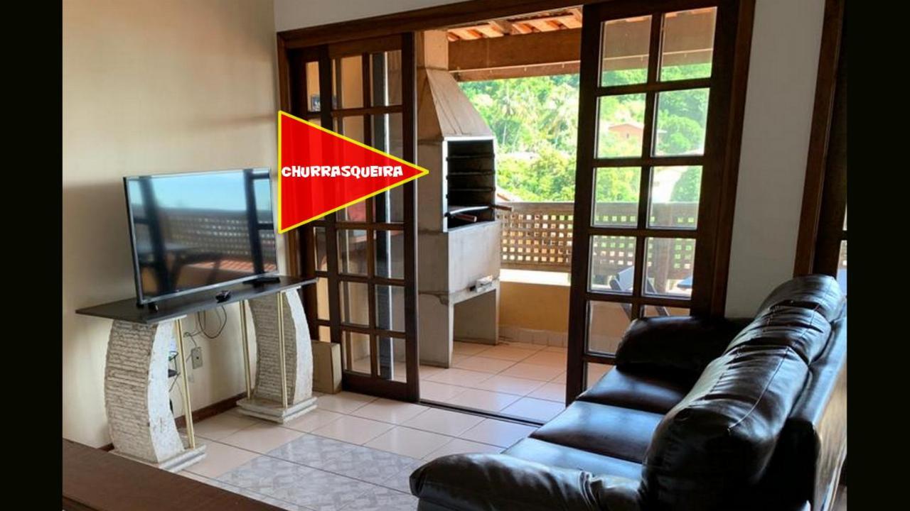 Casa Na Praia Litoral Norte Com Vista Para O Mar Perto Do Centro Sao Sebastiao  Esterno foto