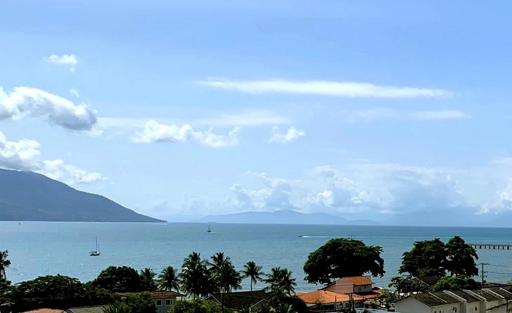 Casa Na Praia Litoral Norte Com Vista Para O Mar Perto Do Centro Sao Sebastiao  Esterno foto