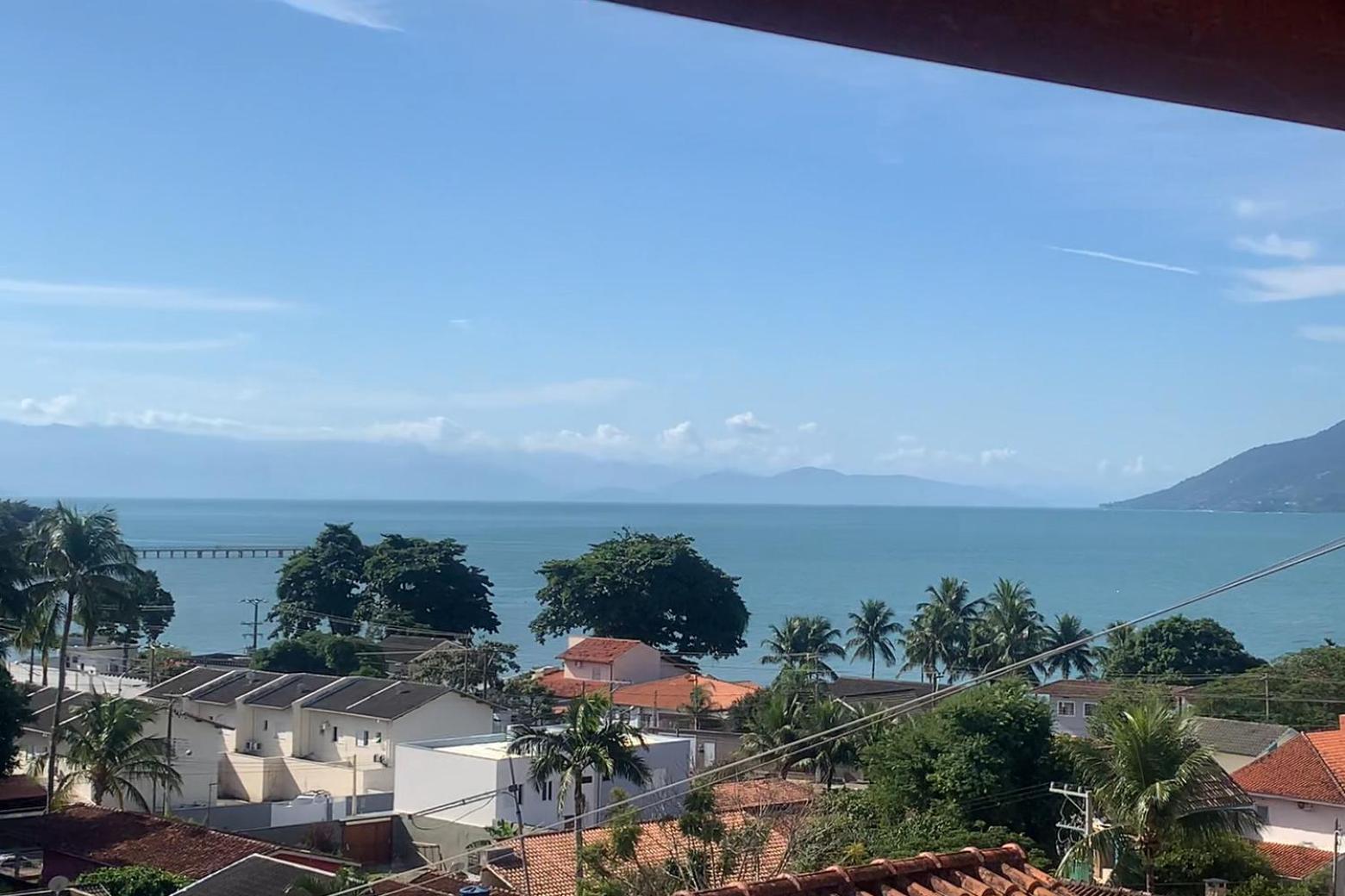 Casa Na Praia Litoral Norte Com Vista Para O Mar Perto Do Centro Sao Sebastiao  Esterno foto