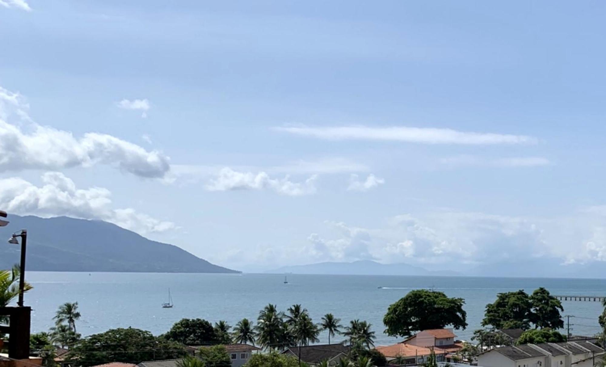 Casa Na Praia Litoral Norte Com Vista Para O Mar Perto Do Centro Sao Sebastiao  Esterno foto